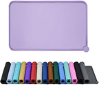 Silicone Dog & Cat Feeding Mat with Raised Edge, Waterproof & Non-Slip