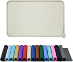 Silicone Dog & Cat Feeding Mat with Raised Edge, Waterproof & Non-Slip