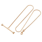 Stainless Steel Leash Pet Supplies Outdoor Dog Walking Metal Bone Shaped Handle Traction Chain