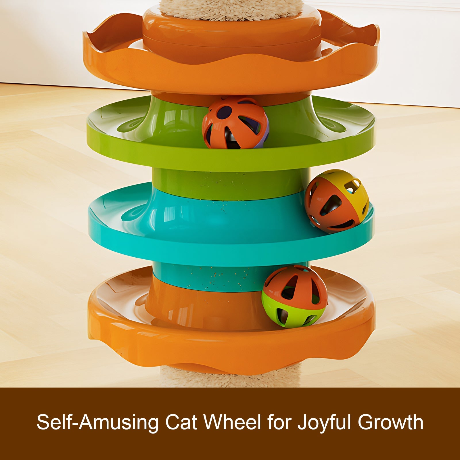 Floor to Ceiling Cat Tree with Scratching Post