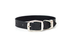 Celtic Double Buckle Style Leather Dog Collar