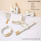 White Leather Set