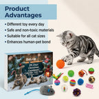 EelJoy 24-Day Christmas Advent Calendar Cat Toy