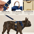 Dark Blue Velvet Set