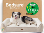 Bedsure Supportmax Orthopedic Dog Bed – Extra-Thick Bolster Sofa