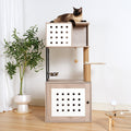 Cat Tree with Litter Box Enclosure