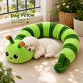 New Pet Doll Pillow, Dog Bed Pillow, Creative New Caterpillar-Shaped Dog Pillow, Soft And Comfortable Pet Supplies