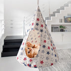 Pet Hammock With Printing Hanging for Kitten, Cat, Puppy and Dog