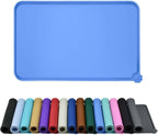 Silicone Dog & Cat Feeding Mat with Raised Edge, Waterproof & Non-Slip