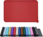 Silicone Dog & Cat Feeding Mat with Raised Edge, Waterproof & Non-Slip