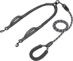 Pet Double Leash, One For Two, Double-Headed Dog Leash, 2 Dog Leashes, Telescopic Elastic Luminous Anti-Tangle Dog Leash