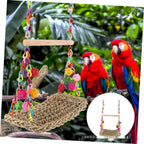 Parrot Toys Climbing Net Hammock Medium And Large Toy Bird Cage
