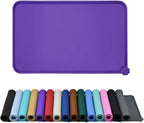 Silicone Dog & Cat Feeding Mat with Raised Edge, Waterproof & Non-Slip