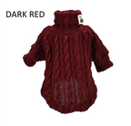 Winter Warm Knitted Turtleneck Sweater for Small Dogs or Cats