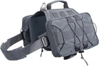Dog Backpack Tactical Saddle Bag 900D Nylon Hiking Camping Pack Large Dogs