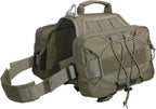 Dog Backpack Tactical Saddle Bag 900D Nylon Hiking Camping Pack Large Dogs