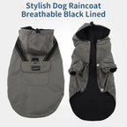 Outdoor Waterproof Dog Raincoat w/ Hood Reflective Sizes XS–XL in 4 Colors