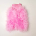 Haute Couture Feathered Luxury Pet Sweater