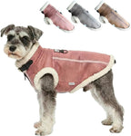 Retro Aviator Dog Jacket – Faux Leather Sherpa Coat