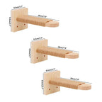 Wooden Cat Wall Steps – Wall Mounted Climbing Ladder with Sisal Rope Scratching Post