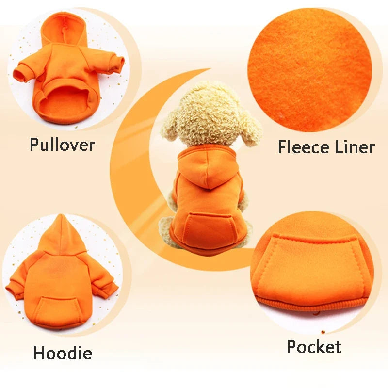 Chapter One Winter Dog Hoodie for Small & Medium Dogs