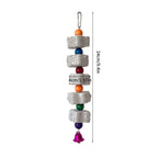 1PC Pet Teeth Grinding Volcanic Rock Toy for Parrots Hamsters Cage Accessories Bird Toy Chewing Toy
