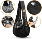 Small Dog Sling Carrier – Hands-Free Pet Pouch for Dogs & Cats, 3–10 lbs