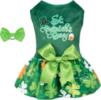 Velvet Dog Birthday and Holiday Dress  For Small Dogs Puppy Holiday Skirt XXS–L