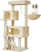 38-Inch Cat Tree for Indoor Cats | Kitten Tower with Condo, Hammock & Perch