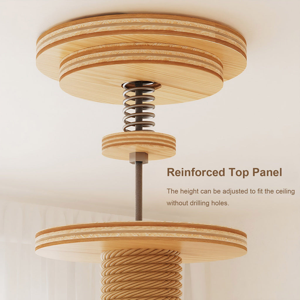 Floor to Ceiling Cat Tree with Scratching Post