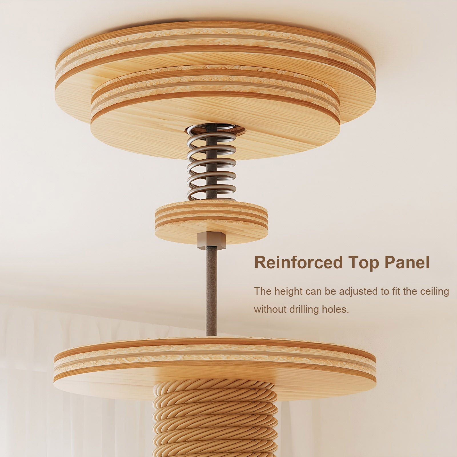Floor to Ceiling Cat Tree with Scratching Post