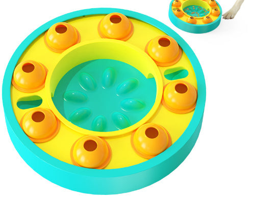 Dog Pets Puzzle Toys Slow Feeder Interactive Increase Puppy IQ Food Dispenser Slowly Eating NonSlip Bowl Pet Dogs Training Game Pet Supplies