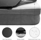 Orthopedic Dog Bed Sofa with Bolster Washable Cover Waterproof Liner