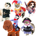 Pet Costume Cat Transformation Funny Holiday Dress-Up Outfit