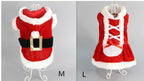 Christmas Dog Clothes Pet Vest Shirt Dog Winter Dress Warm Coat Jacket Clothing For Small Dogs Dress