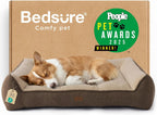 Bedsure Supportmax Orthopedic Dog Bed – Extra-Thick Bolster Sofa