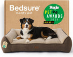 Bedsure Supportmax Orthopedic Dog Bed – Extra-Thick Bolster Sofa