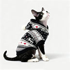 Christmas Sweater For Warm AutumnWinter Apparel For Devon Siamese And Abyssinian Hairless Cats