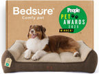 Bedsure Supportmax Orthopedic Dog Bed – Extra-Thick Bolster Sofa