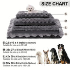 Extra Large Orthopedic Dog Bed - Luxurious Plush Faux Fur Kennel, Bite-Resistant, Dirt-Repellent and Machine Washable Pet Mat with Anti-Slip Bottom, Stylish for Living Rooms, All-Season Comfort & Joint Support for Large Dogs