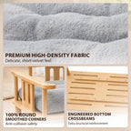 Elevated Cat & Small Dog Bed – Plush Mattress, Up to 60 lbs