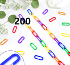 Parrot Toy Bird Supplies C-Shape Plastic Chain