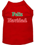 Christmas Pet Shirt, "Feliz Navidad"