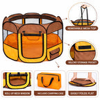 Pet Life ® 'All-Terrain' Lightweight Easy Folding Wire-Framed Collapsible Travel Pet Dog Playpen crate