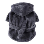 Luxury Soft Pet Dog Puppy Hooded Bathrobe