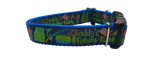 Daddy's Fishing Buddy Nylon Dog Collar