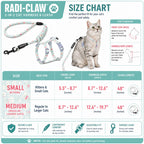 Touchcat 'Radi-Claw' Durable Cable Cat Harness and Leash Combo