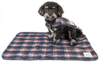 Touchdog ® 2-In-1 Tartan Plaid Dog Jacket and Matching Reversible Dog Mat